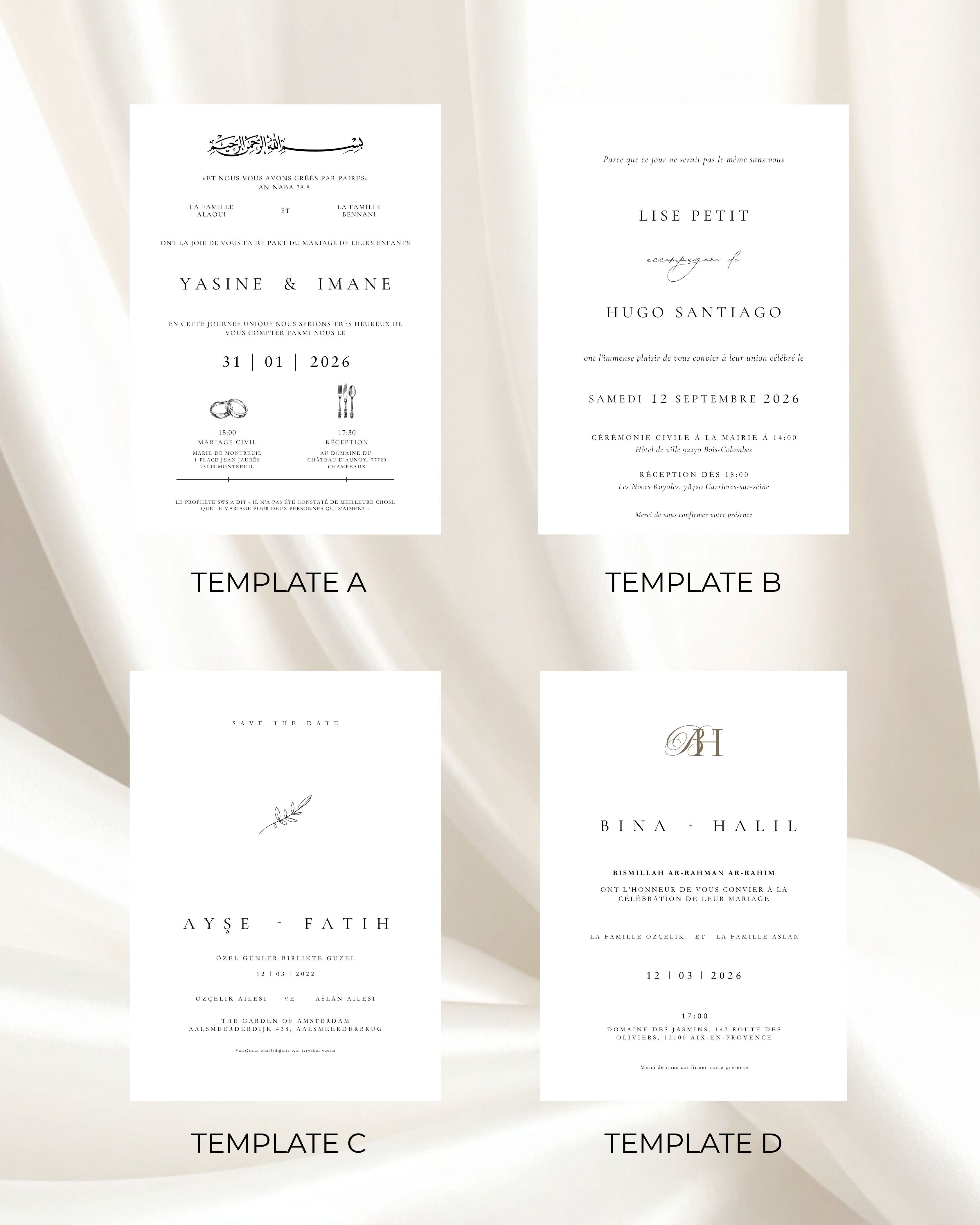 Faire-part — Dentelle