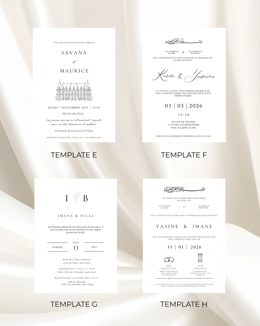 Faire-Part — Intemporel