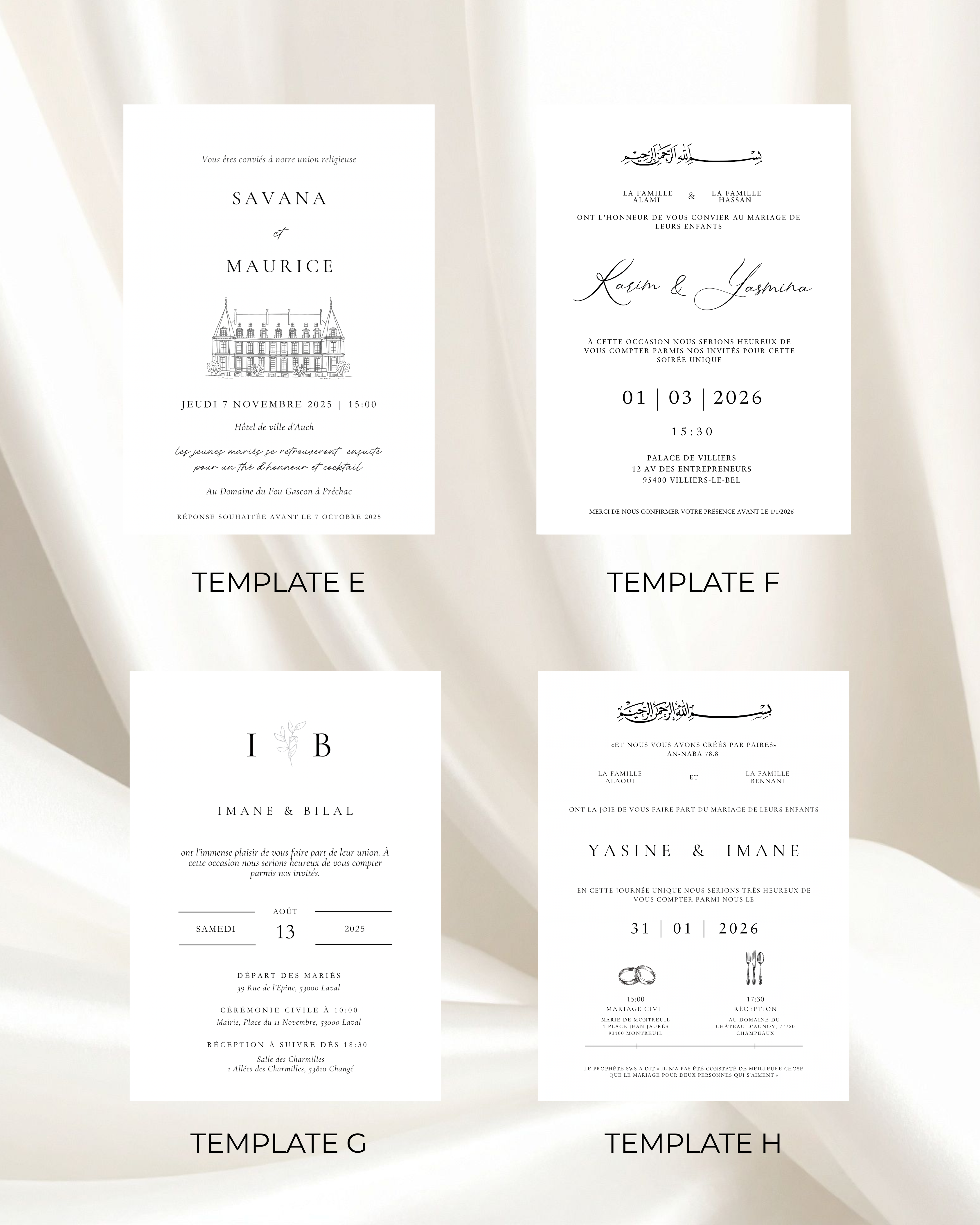 Faire-Part — Intemporel