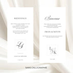 Carte de bienvenue – Chocolat