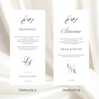 Carte de bienvenue – Chocolat