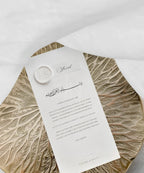 Carte de bienvenue – Nominative