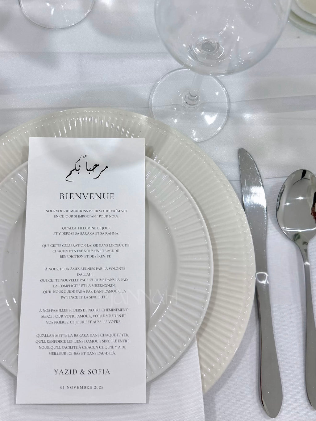 Carte de Bienvenue — Simple