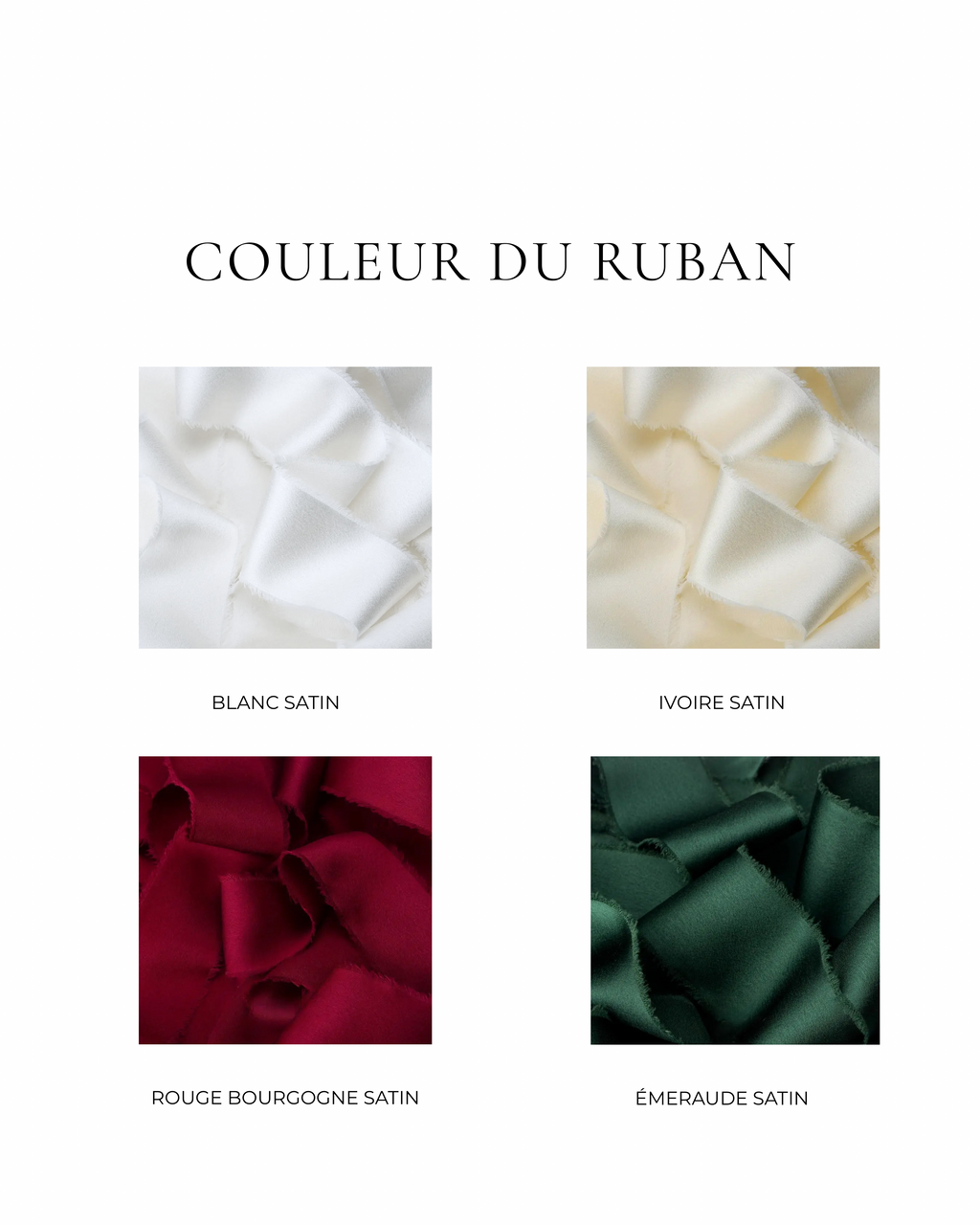Ruban Personnalisé - Satiné